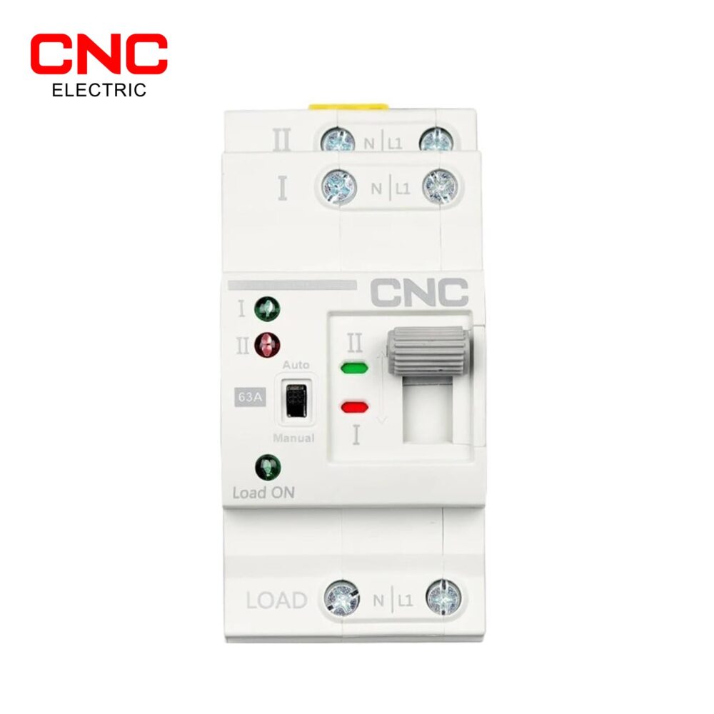CNC YCQR-63 2P Single Phase 63A  Dual Power Automatic Transfer Switch ATS
